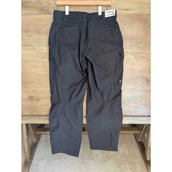 First Tactical V2 Tactical Pants Mens 32 Black Unhemmed Ripstop Straight Leg NWT - Picture 2 of 5